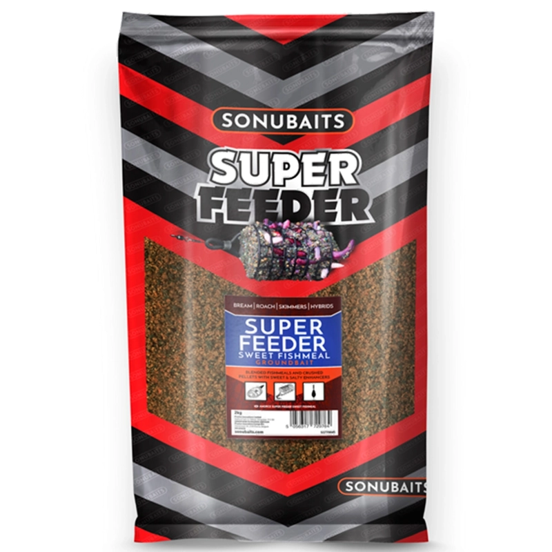 Sonubaits Super Feeder Sweet Fishmeal Groundbait 2Kg